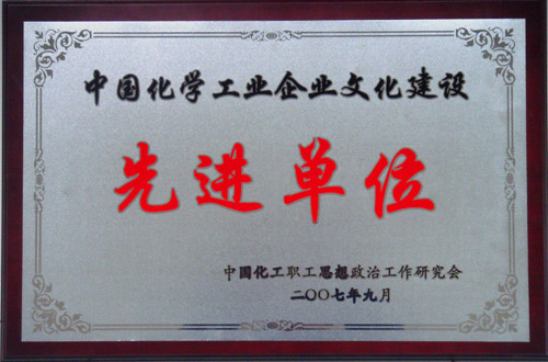 中国化学工业企业文化建设先进单位